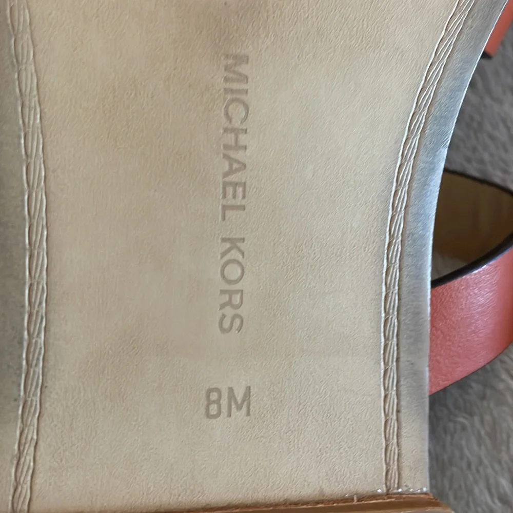 MK gladiator sandals. Burnt Orange color, size 8 - Picture 4 of 4
